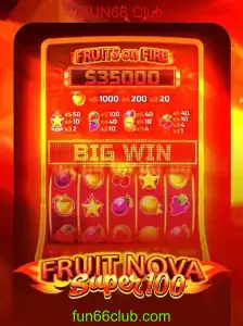 Descubra o Jogo FruitNovaSuper100 no FUN66 Club